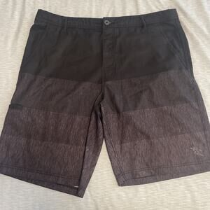Da Hui Hybrid Collection Black Board Shorts Men’s Size 38